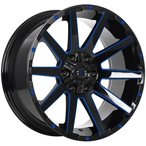 Ruffino HARD – Sinner – Black – 20″x9″ 0mm – Summer Wheels – RUF4820007